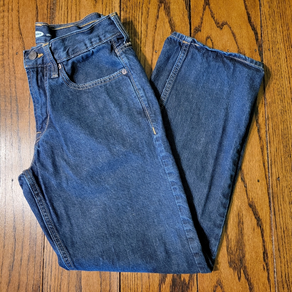 Used Women's Old Navy Deni Jeans Loose Fit Size 29X30